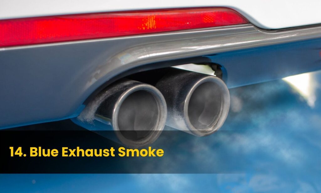 Blue Exhaust Smoke