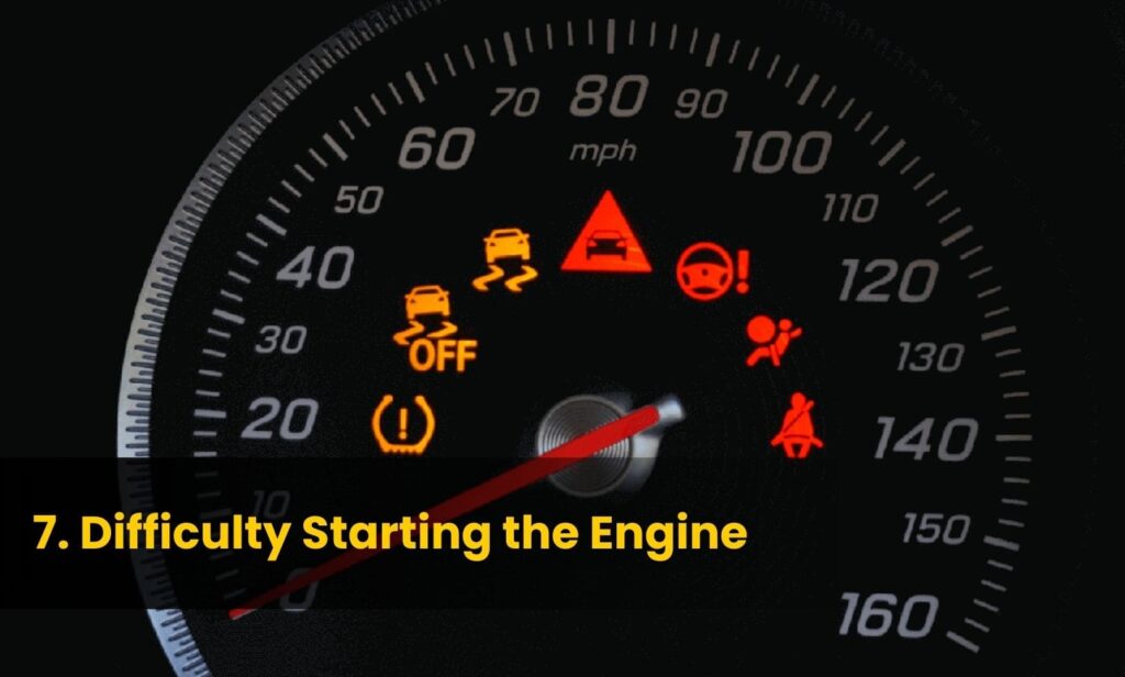 Difficulty Starting the Engine